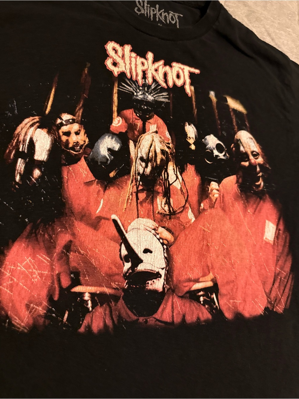 SlipknotBlack & Red Graphic Long-Sleeve Band Tee - Picture 2 of 5